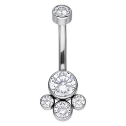 Bijou piercing Banane Quad - Nombril